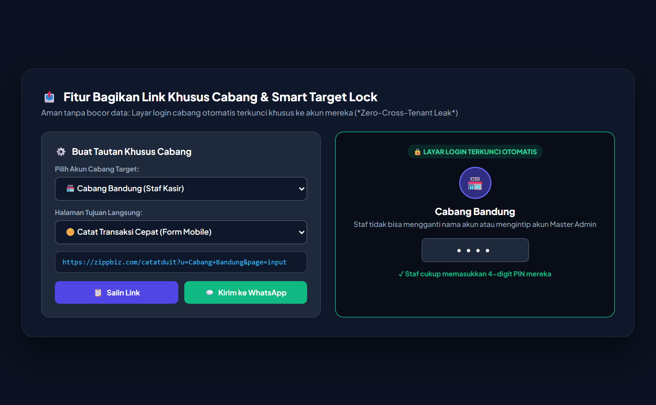 Smart Target Lock Cabang
